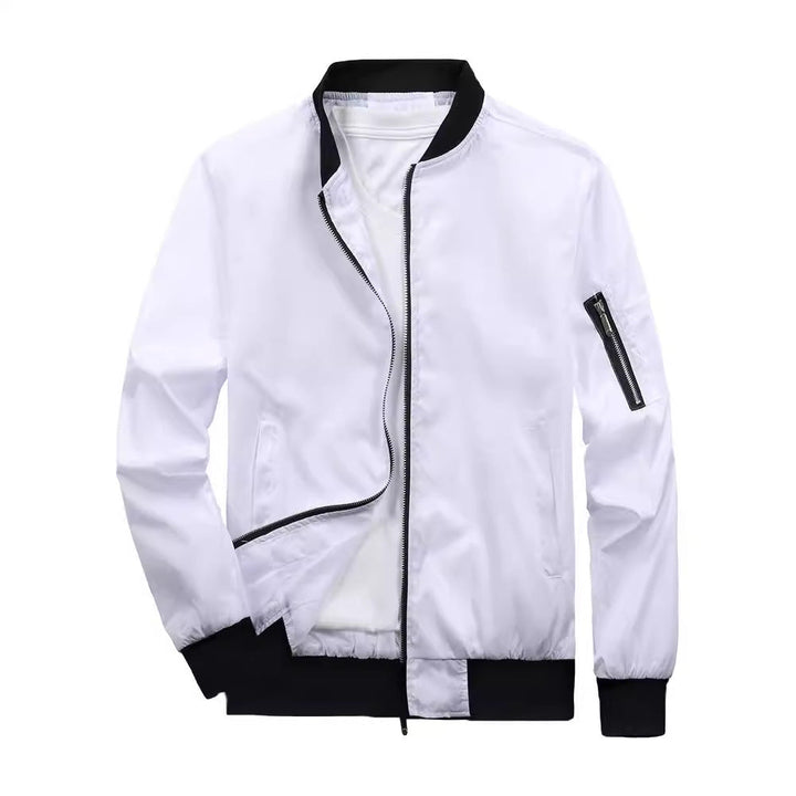 Sporty bomber jacket for men with practical zip pockets Lune London