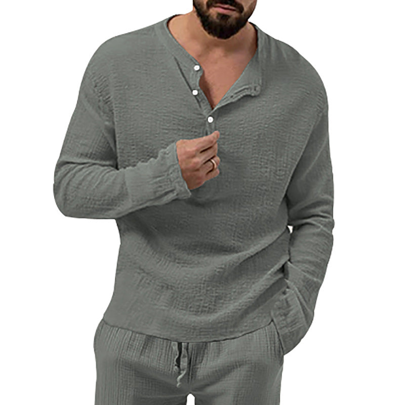 Long sleeve shirt for men with buttonhole Lune London