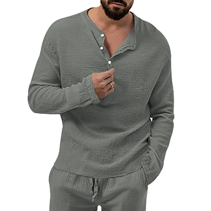Long sleeve shirt for men with buttonhole Lune London