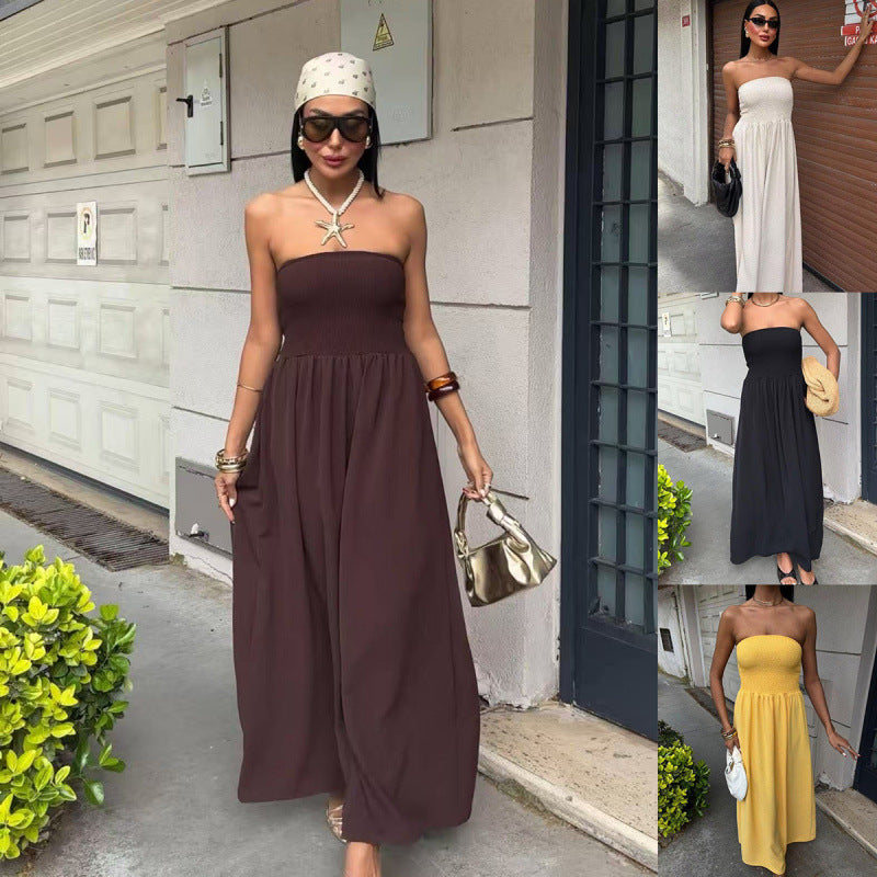 Lune London Strapless Maxi Dress