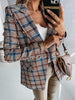 Women's Checked Blazer