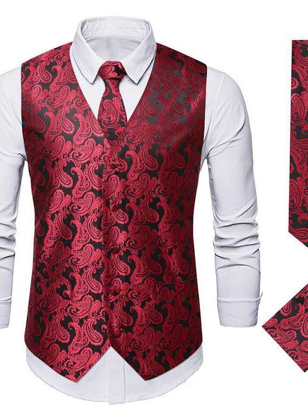 Elegant men's blazer suit set with matching tie and pocket square Lune London