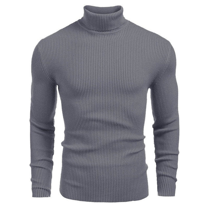Men's ribbed knit turtleneck sweater Chic und Stil