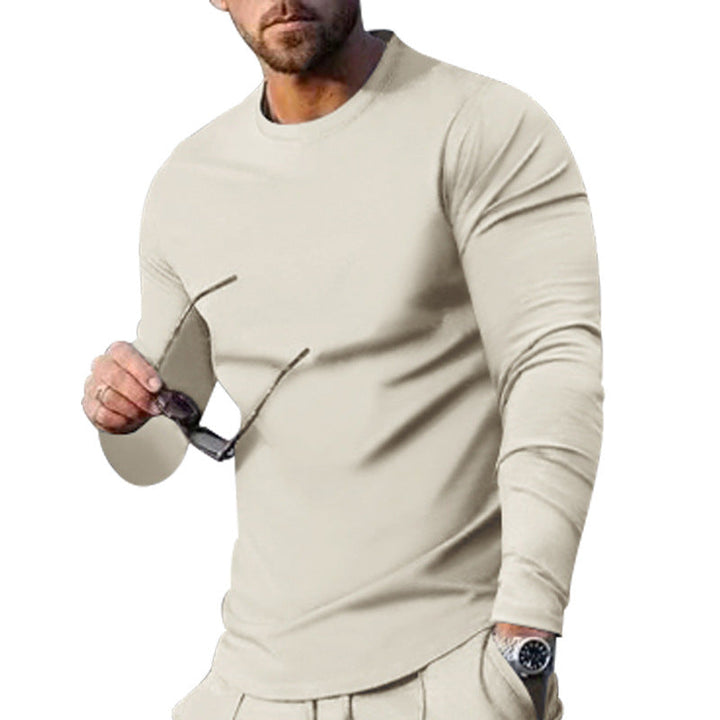 Men's long sleeve t-shirt with a trendy cut and high-quality cotton blend Lune London