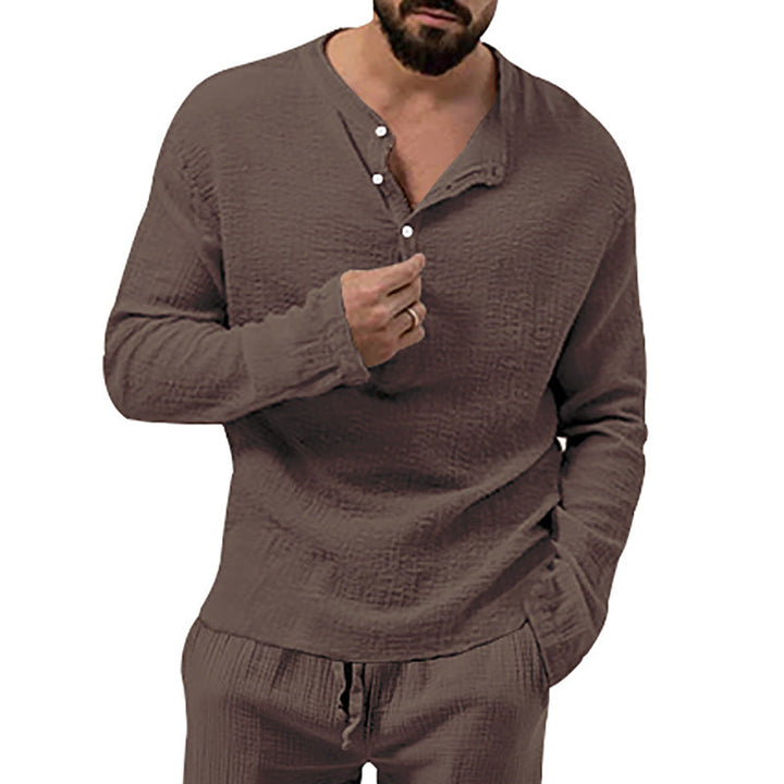 Long sleeve shirt for men with buttonhole Lune London