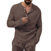 Long sleeve shirt for men with buttonhole