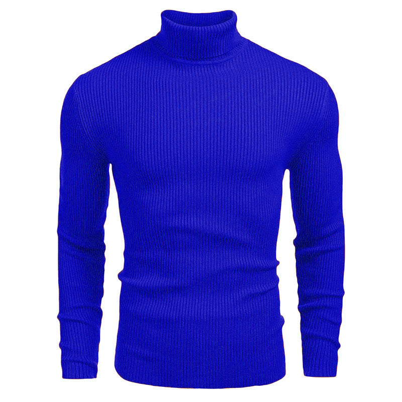 Men's ribbed knit turtleneck sweater Chic und Stil