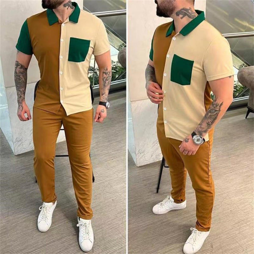 Men's casual colorblock outfit Lune London