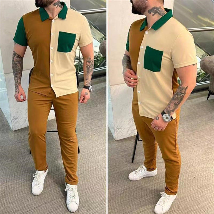 Men's casual colorblock outfit Lune London