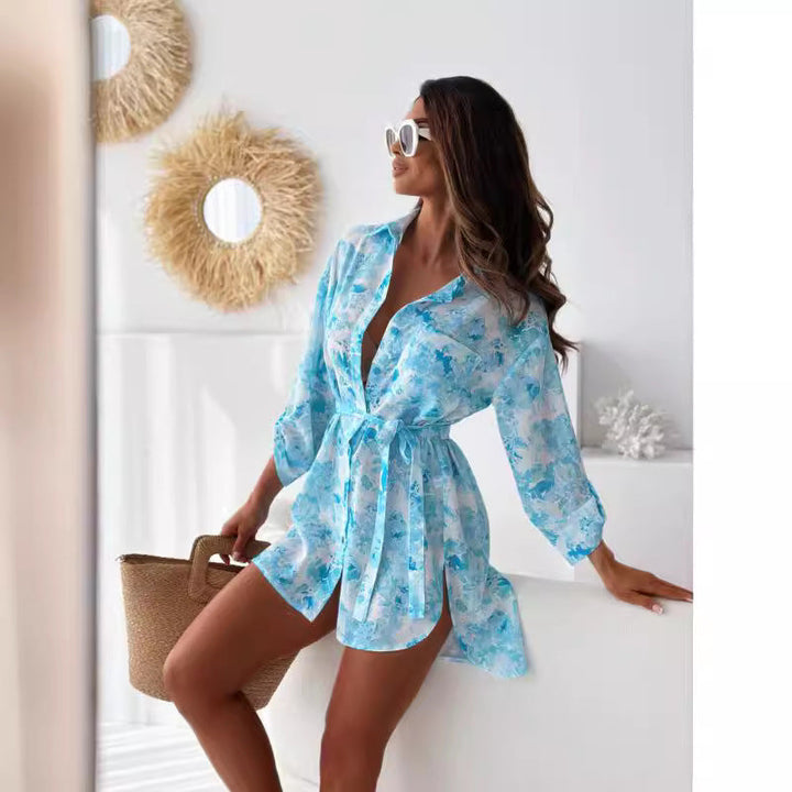 Ladies elegant wrap dress Lune London