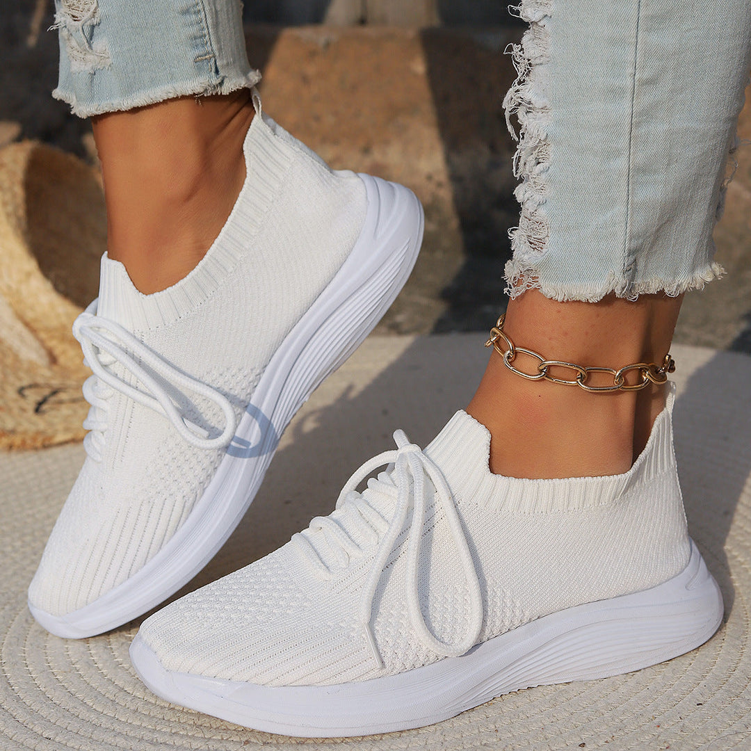 Women Breathable Knit Sneakers Lune London