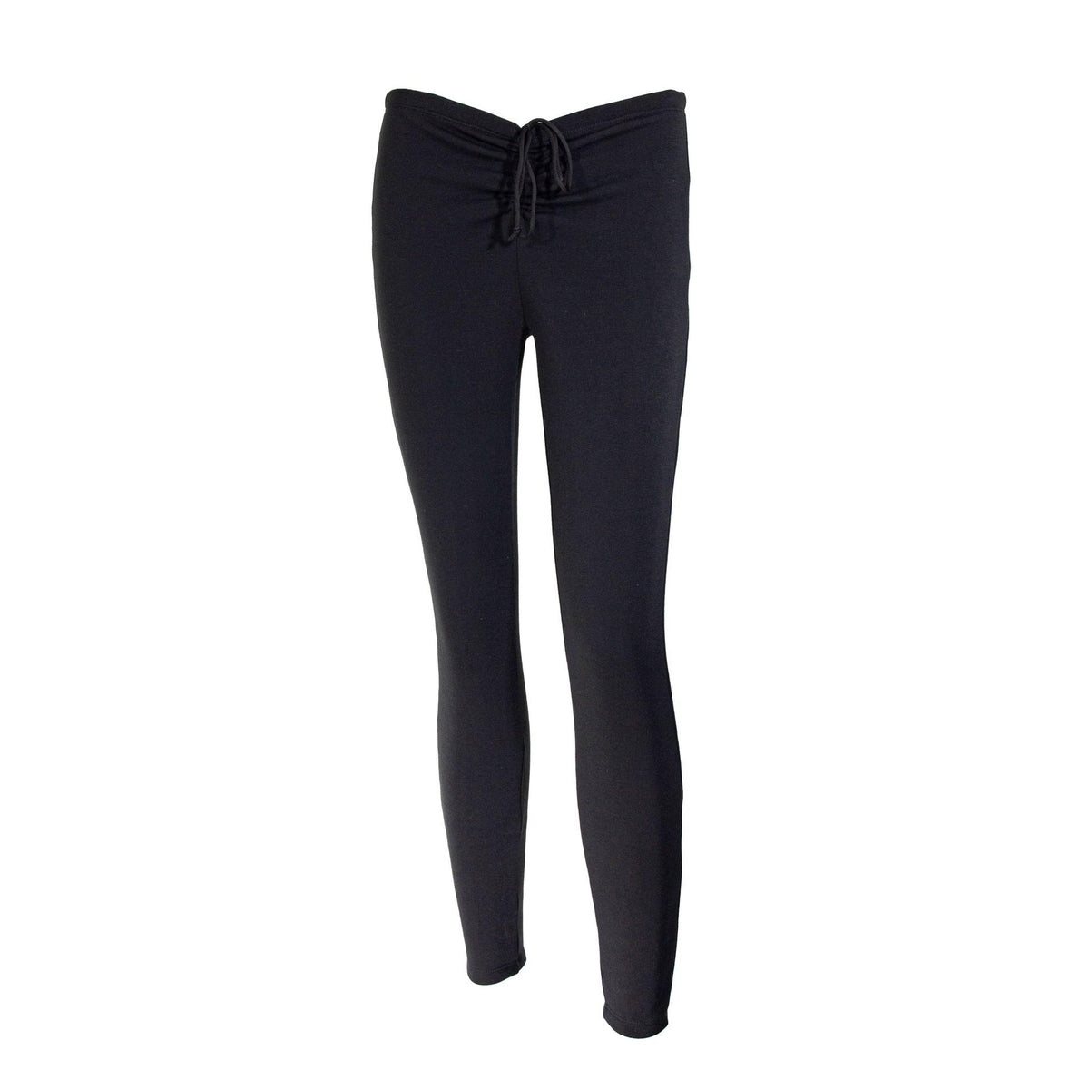 Women's Fleece-lined Leggings with High Waist and Drawstring