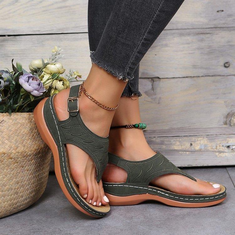 Ladies Elegant Sandals with adjustable heel strap and comfortable sole Chic and Style