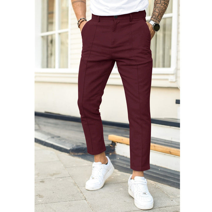 Elegant slim fit chino pants for men Lune London