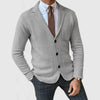 Elegant knit jacket for men with practical pockets