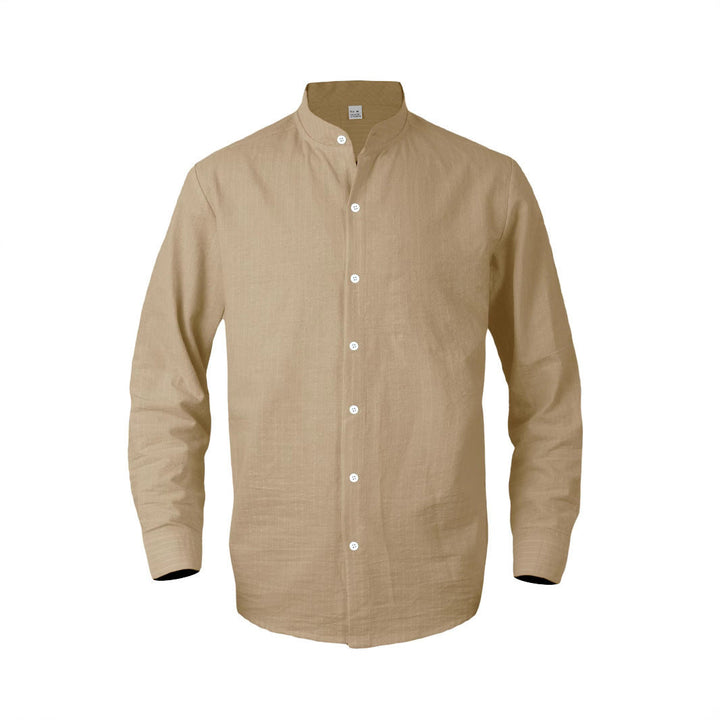 Men's elegant long sleeve shirt with high collar Lune London