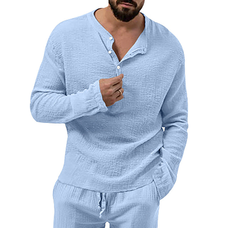 Long sleeve shirt for men with buttonhole Lune London