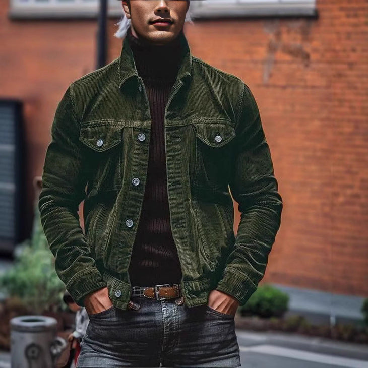 Trendy corduroy jacket for men with authentic look Lune London