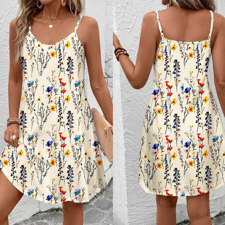 Spaghetti strap floral dress Lune London