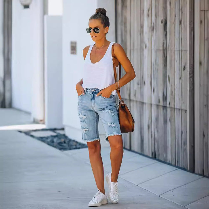 Lune London Women's Denim Shorts