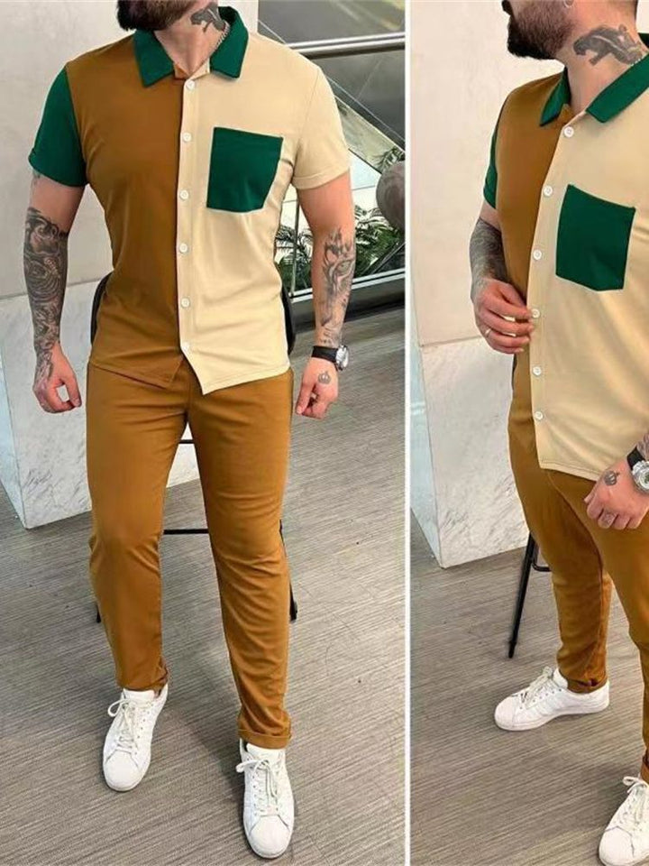 Men's casual colorblock outfit Lune London