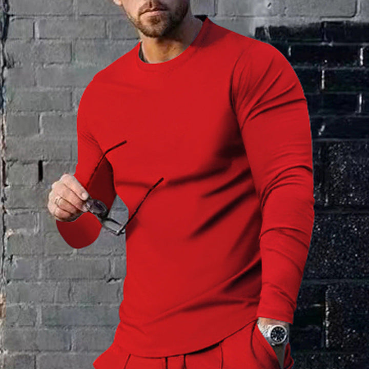 Men's long sleeve t-shirt with a trendy cut and high-quality cotton blend Lune London