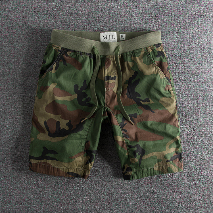 Casual Camouflage Shorts – Adjustable Waist