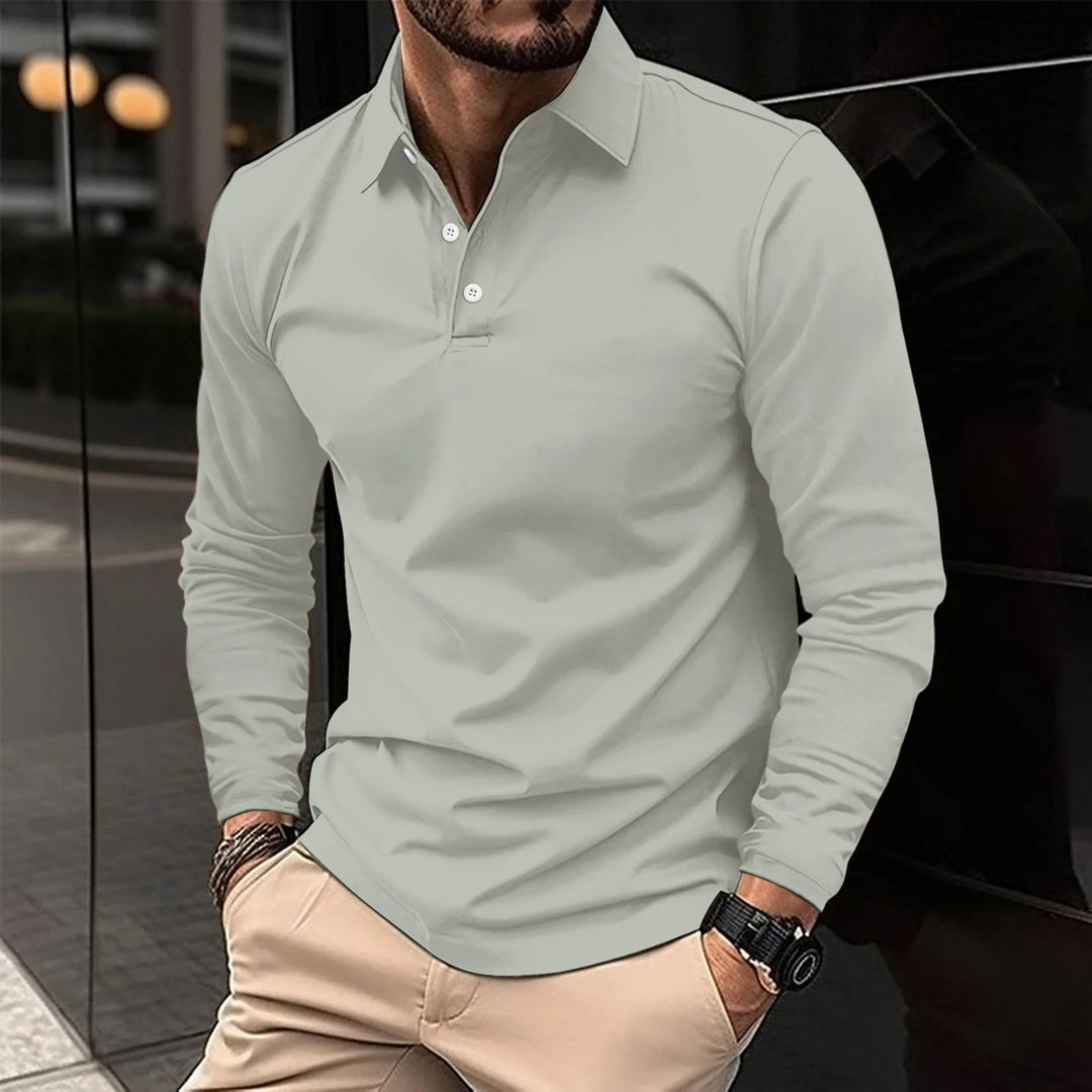 Chic und Stil | Casual Long Sleeve Polo