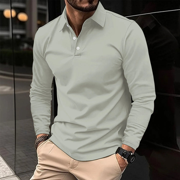 Chic und Stil | Casual Long Sleeve Polo