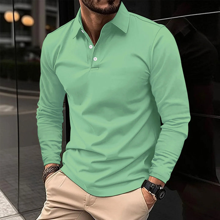 Chic und Stil | Casual Long Sleeve Polo