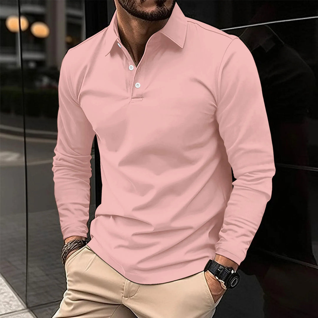 Chic und Stil | Casual Long Sleeve Polo