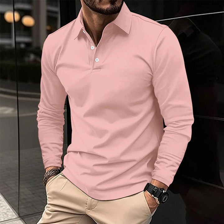 Chic und Stil | Casual Long Sleeve Polo