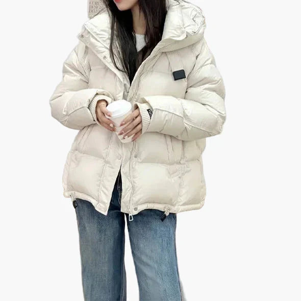 Lune London | Padded winter jacket with hood - Trendy outdoor jacket, leisure & everyday