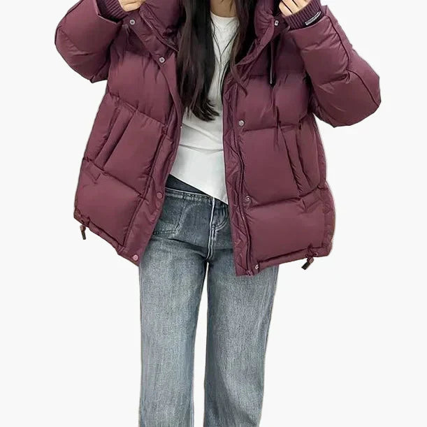 Lune London | Padded winter jacket with hood - Trendy outdoor jacket, leisure & everyday