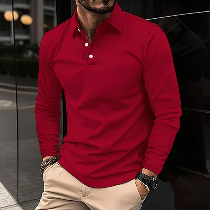 Chic und Stil | Casual Long Sleeve Polo