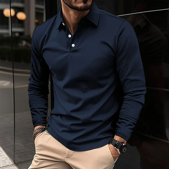 Chic und Stil | Casual Long Sleeve Polo