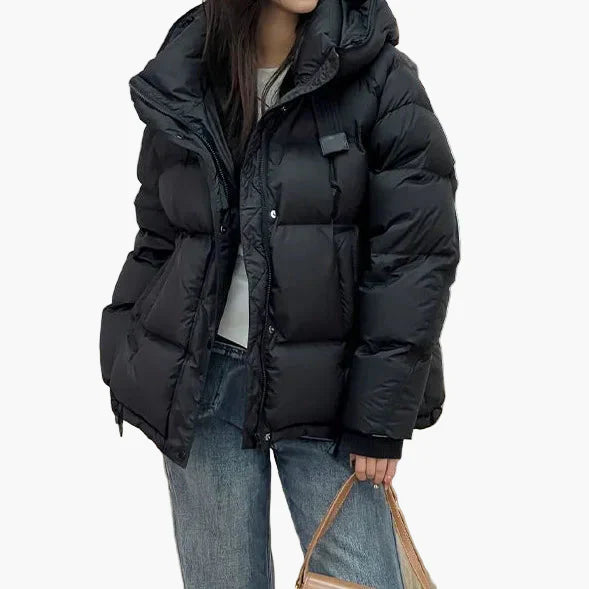 Lune London | Padded winter jacket with hood - Trendy outdoor jacket, leisure & everyday