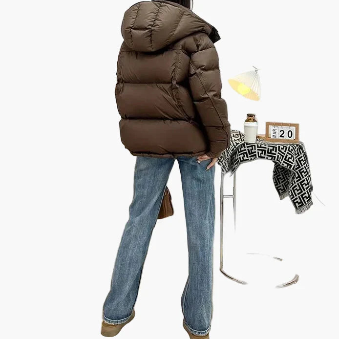 Lune London | Padded winter jacket with hood - Trendy outdoor jacket, leisure & everyday