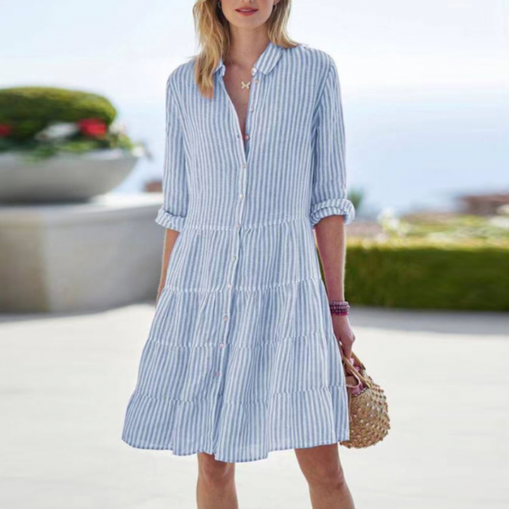 comfortable Elegance with a Breezy Tiered Silhouette