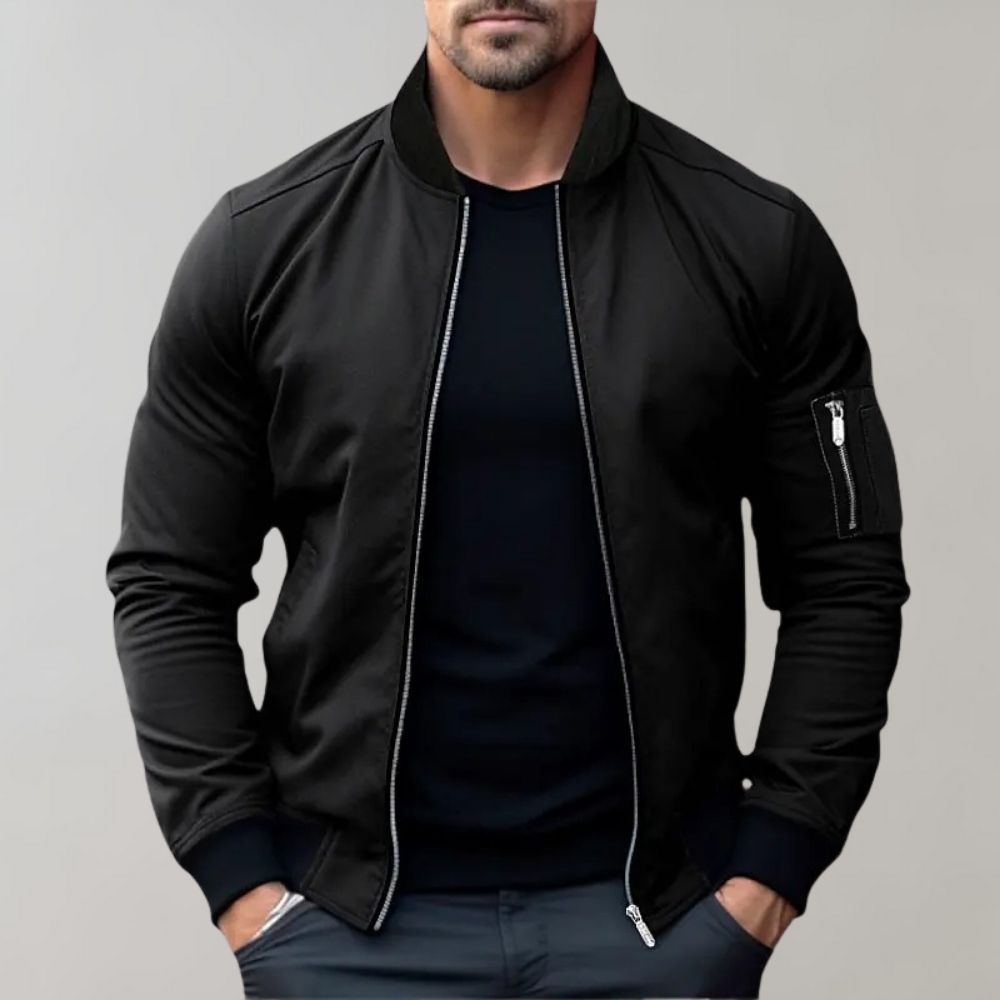 Men's All-Season Bomber Jacket Lightweight & Stylish