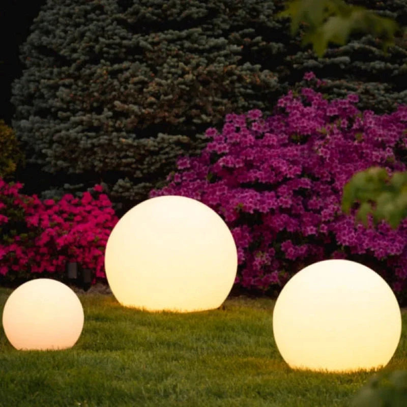 Spherical Garden Light Colour‑Changing LED