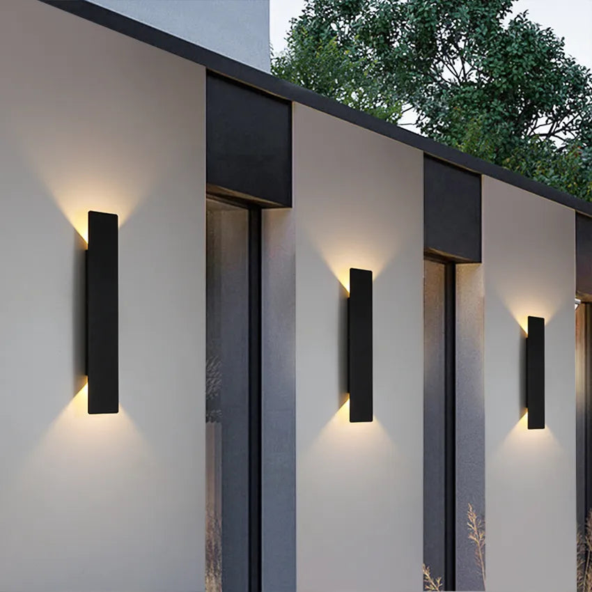IP65 Waterproof Aluminium Outdoor Wall Light – Modern LED Wall Lamp