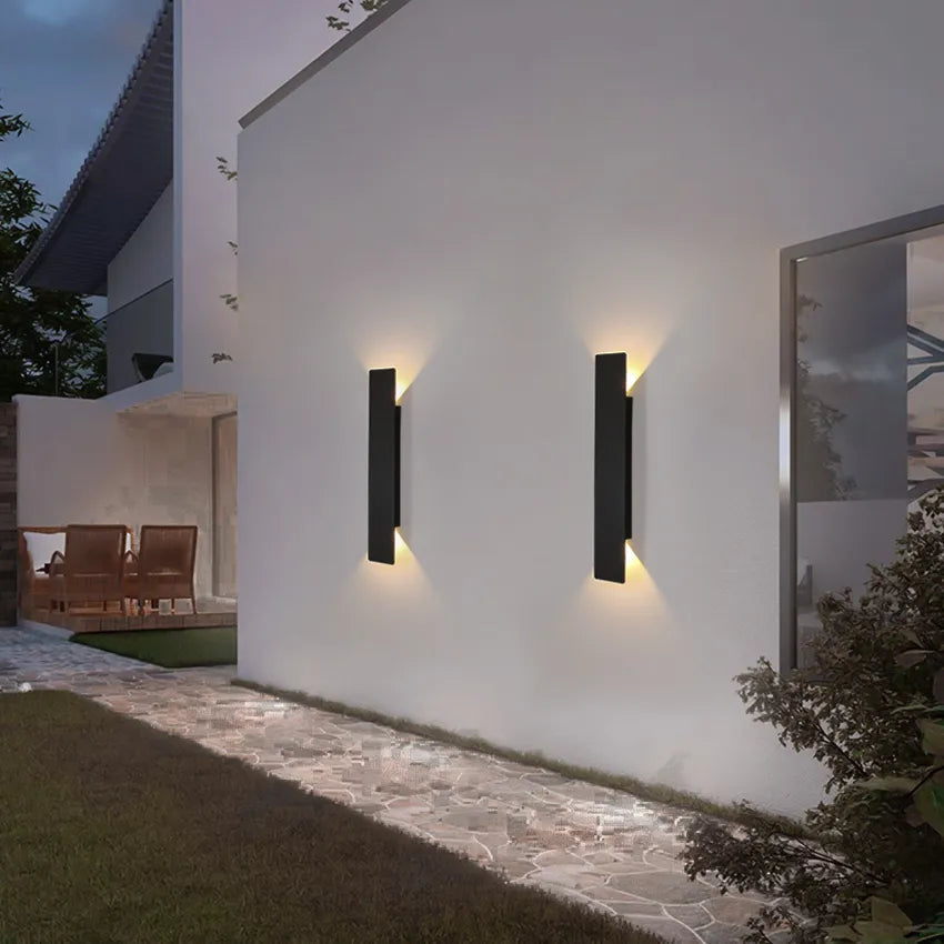 IP65 Waterproof Aluminium Outdoor Wall Light – Modern LED Wall Lamp
