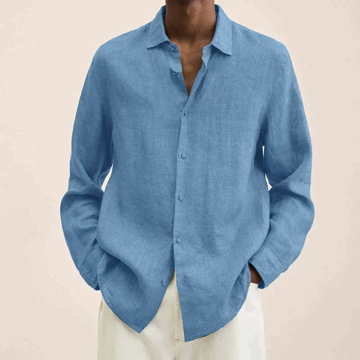 Lune London | Long Sleeve Linen Shirt for Men