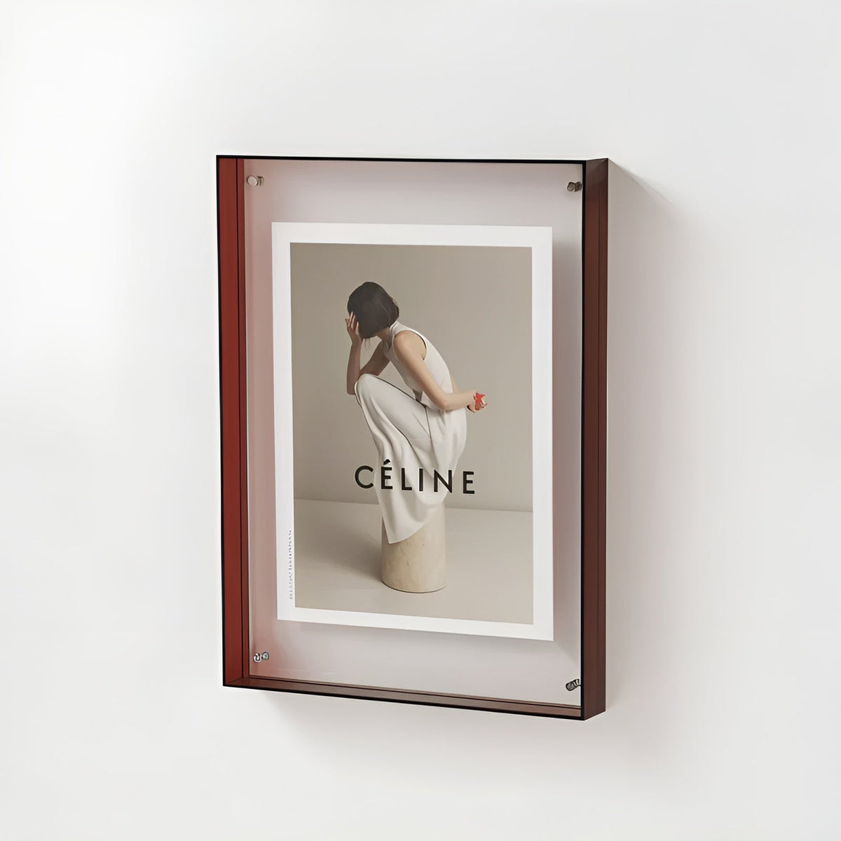 Neon Acrylic Picture Frame – Retro 1980s Style, Modern Decorative Photo Frame