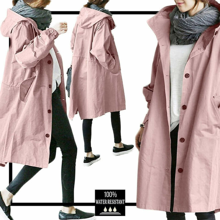 Lune London | Rain jacket with hood - Waterproof - Oversized windbreaker
