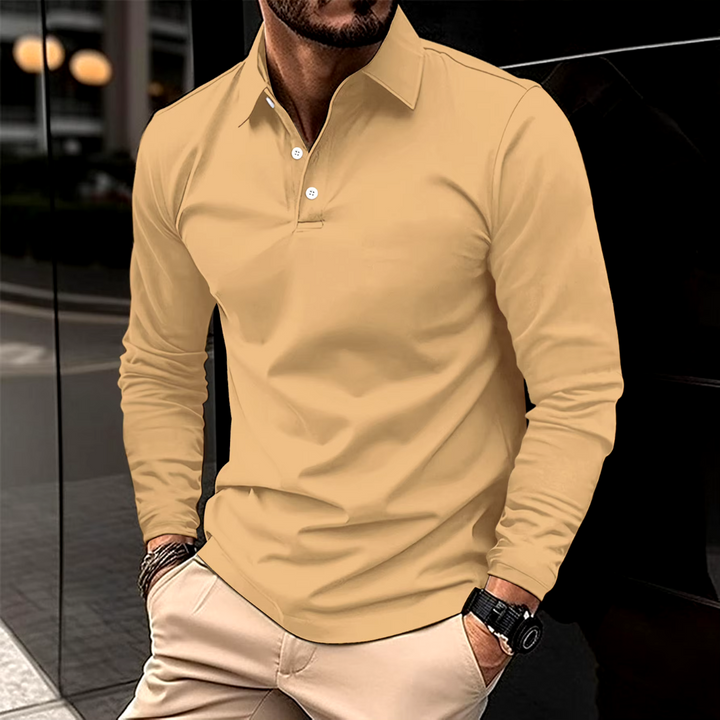 Chic und Stil | Casual Long Sleeve Polo