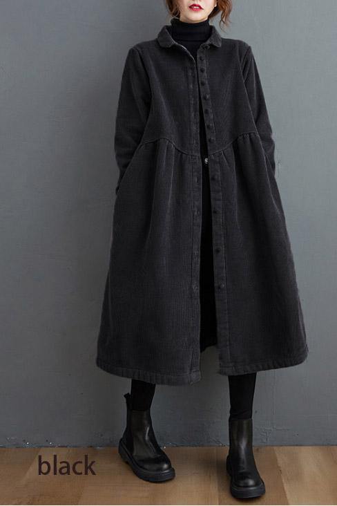 Chic und Stil | Timeless Long Cord Jacket for Women