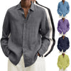Long Sleeve Linen Shirt for Men