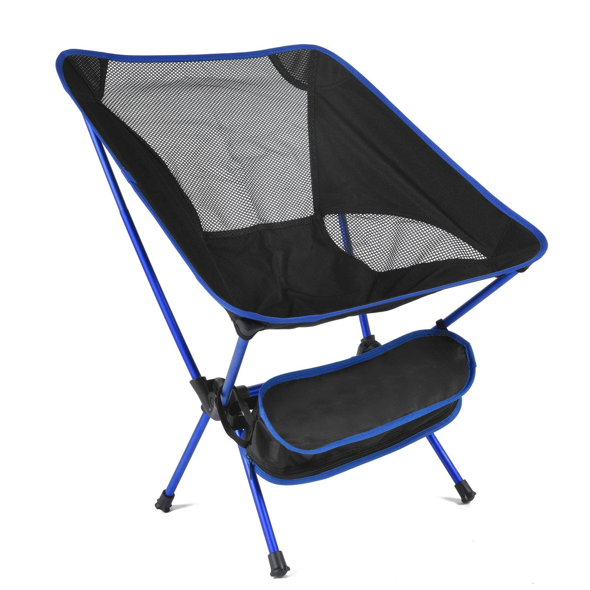 Camping Chair Folding Outdoor with Aluminium Frame and Breathable Mesh Portable Beach Lounge Seat